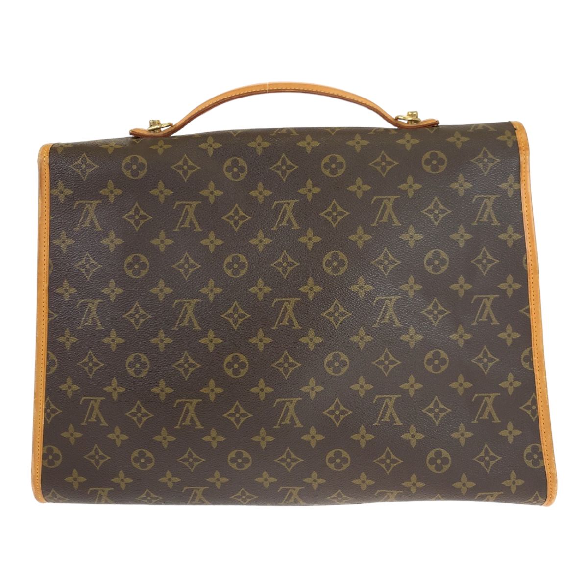 LOUIS VUITTON ルイヴィトン モノグラム ビバリーMM ブラウン 茶 PVC M51120 ショルダーバッグ ビジネスバッグ 2way  メンズ 404042【中古】 - メルカリ