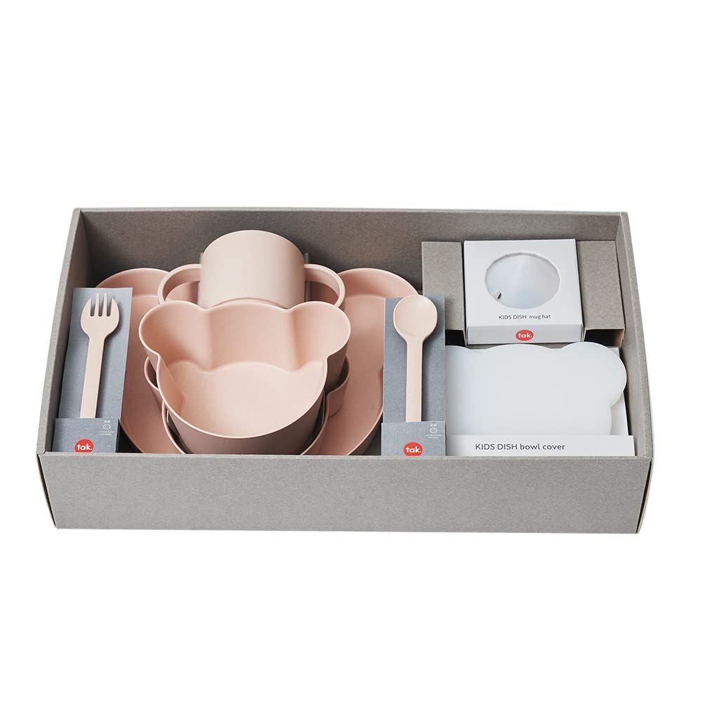 tak BIO KIDS DISH gift box bear big タック ビオ キッズディッシュ ギフトボックス ベア ビッグ コーラル JTN-2021-CR