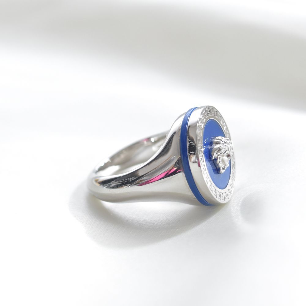 ヴェルサーチ 指輪 リング レジン メデューサ メンズ DG57285 ヴェルサーチ VERSACE DG57285-DJMR-K41T 21号 レジン
