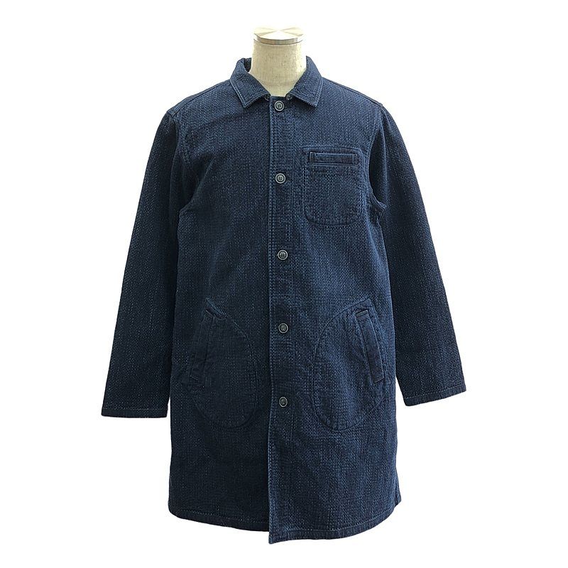 Blue Trick / ブルートリック | メンズ 剣道生地 ロングコート 刺し子