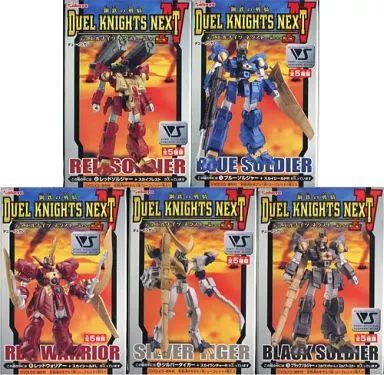 中古トレーディングフィギュア 全5種セット Knights PUNY BEANS 「一番くじ あ 中古食玩 トレーディングフィギュア 全5種セット 「鋼鉄の戦騎