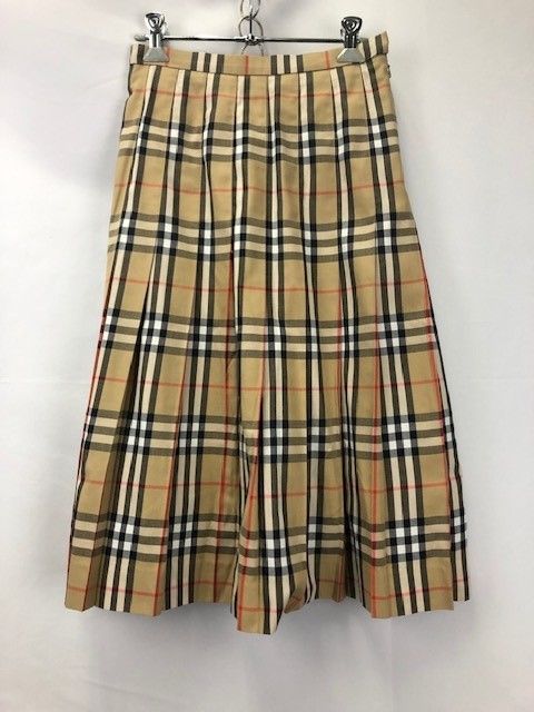 OLD Burberry's ノバチェック プリーツスカート サイズS 裏地