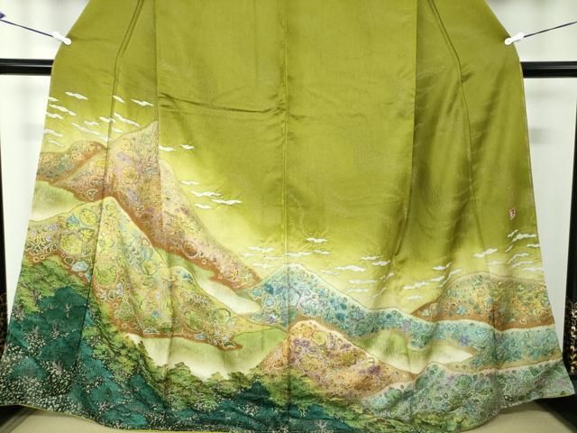 平和屋着物○極上 吉乃一廉 幻の辻が花 訪問着 絞り 辻が花 暈し染め  