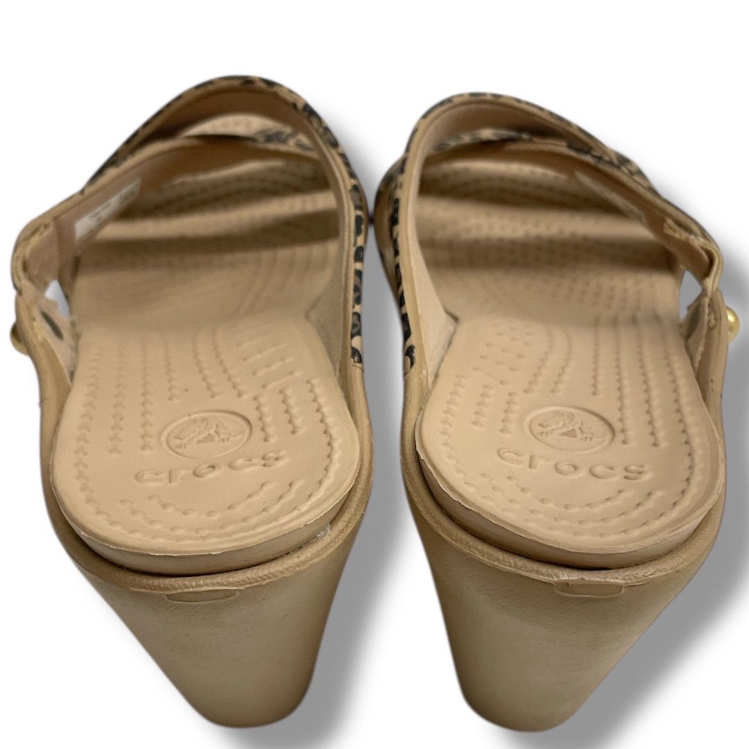 crocs クロックス サイプラス 4 レオパード W6 22-22.5cm 新品 即納