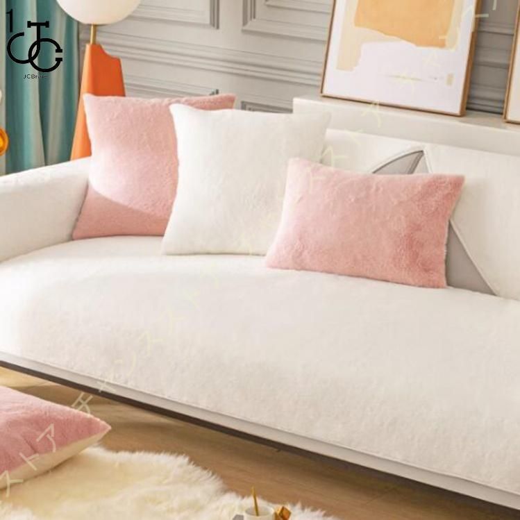 ソファーカバー マルチカバー 起毛 ふわふわ エレガント多用途かけ布 無地 北欧 ソファカバー シンプル 西洋式 田園風 モノトーン もこもこ おしゃれ 多機能  nee3c367064 ムリョ] ソファーカバー マルチカバー 70*70 起毛 ふわふわ エレガント