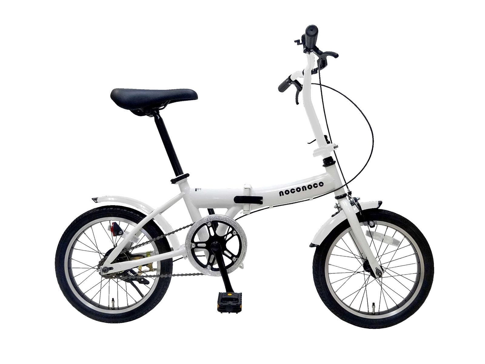 【新着商品】パンクしない自転車 防災自転車 防災資機材 16型ノンパンク折畳み自転車 SGマーク 防災サイクル ホワイト