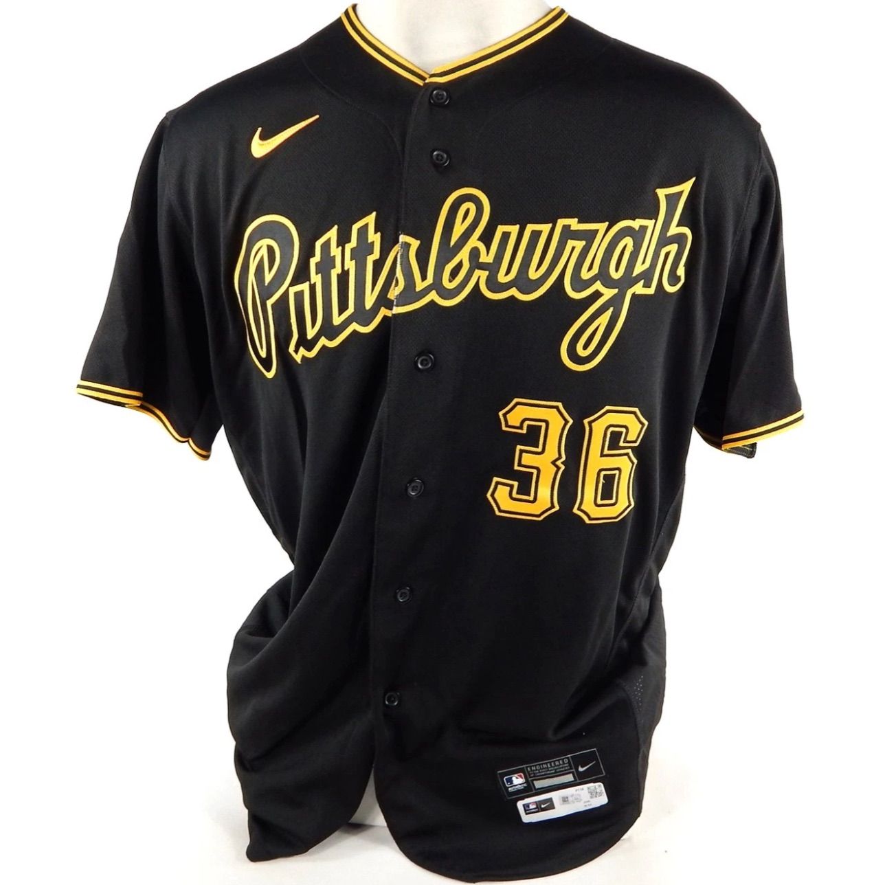 東京ヤクルトスワローズ ホセ オスナ支給品 ユニフォーム ブラック MLB 証明