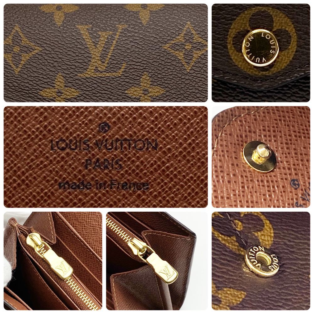 極美品】ルイヴィトン LOUIS VUITTON モノグラム ポルトフォイユ・サラ