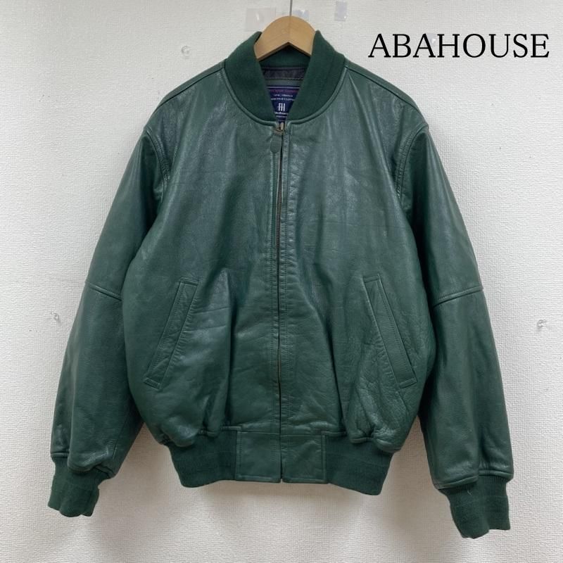 アバハウス グリーン 牛革スタジャン Mサイズ アバハウス グリーン
