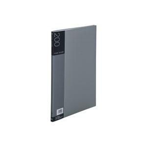 まとめ セキセイ 名刺ホルダー NPP-200 A4 11mm ライト灰〔×10セット〕