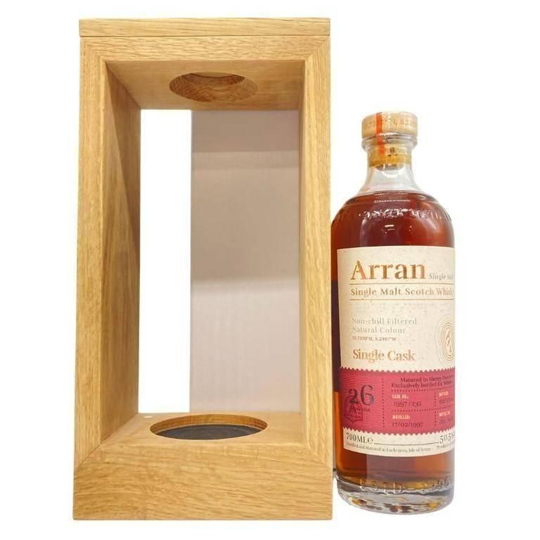 アラン 26年 1997-2023 シングルカスク シェリーバット 430本限定 700ml 50.5% Arran SINGLE CASK  SHERRY BUT【S4】 - メルカリ