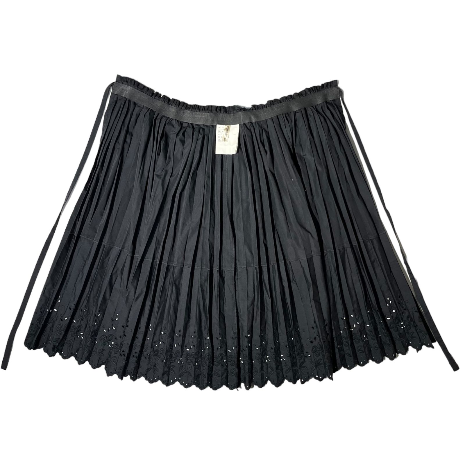 COMME des GARCONS(コムデギャルソン) 02SS Hem cutwork pleated long 