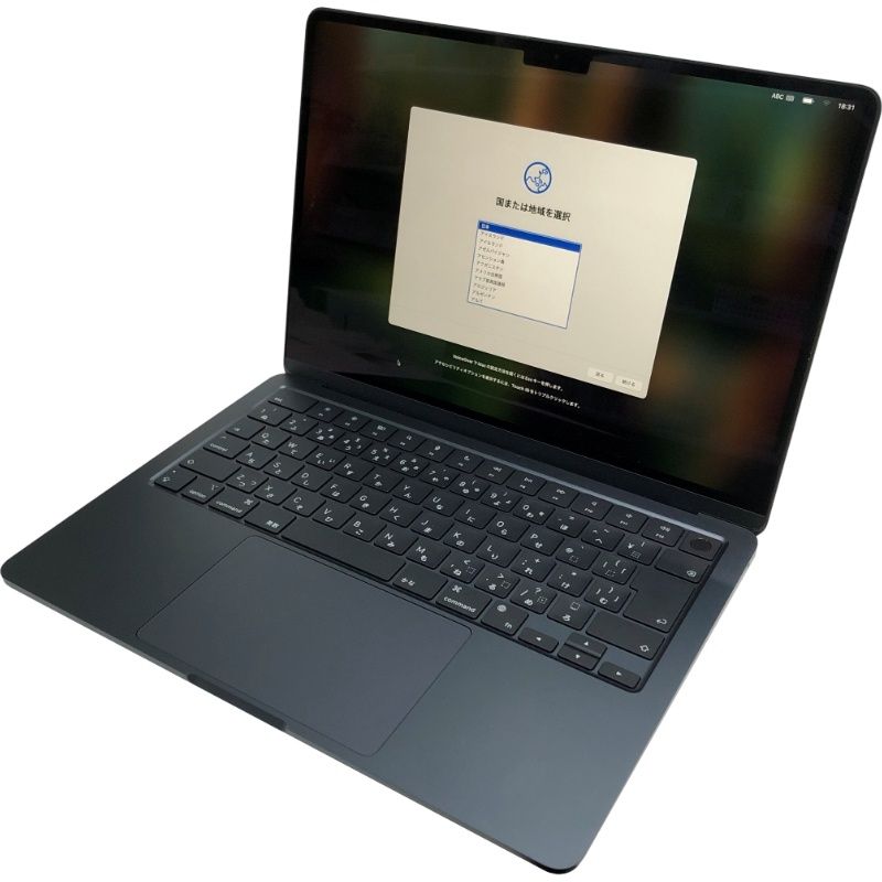 MacBook Air M2チップ 13.6インチ ミッドナイト ジャンク 【公式通販】