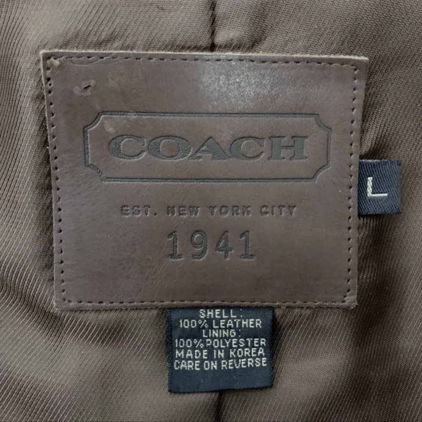 COACH コーチ レザー ジャケット スエード ヌバック ブルゾン