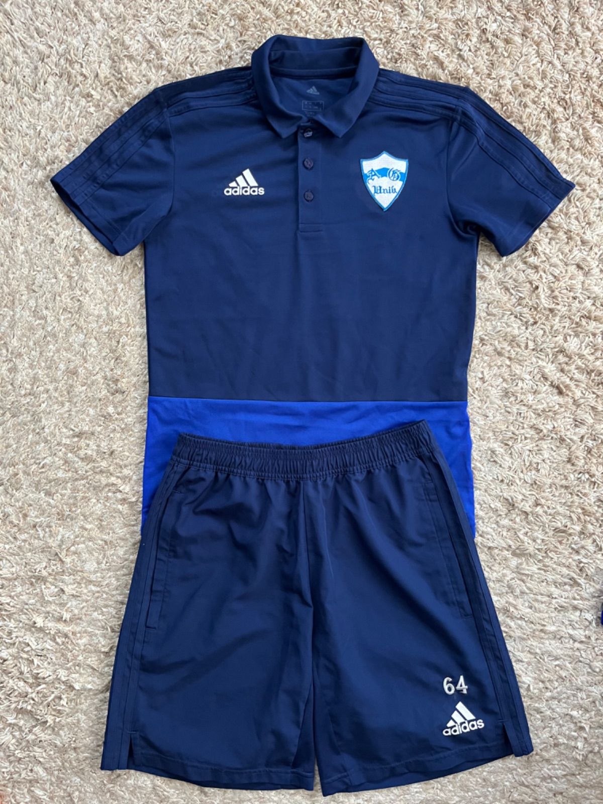 アディダス青山学院大学体育会サッカー部ジャージ上下セット