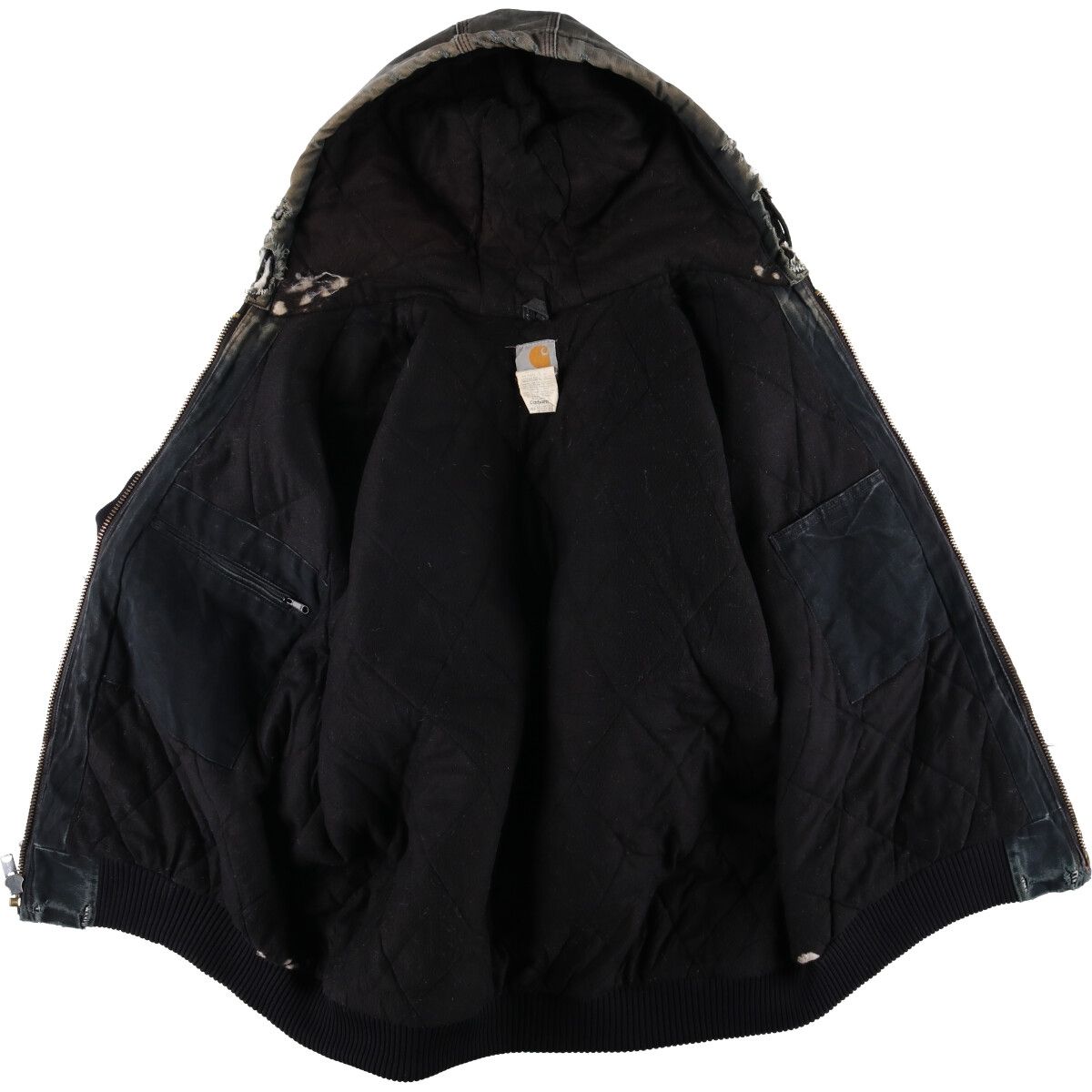 古着 カーハート Carhartt アクティブジャケット ダックフルジップ