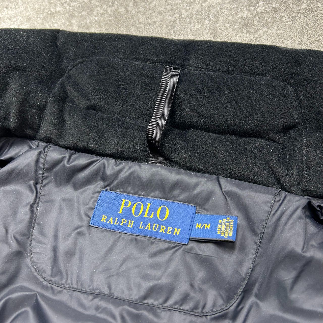 極美品　ポロラルフローレン PRL67 アルペンスキー ダウンベスト M 黒 US ポロラルフローレン PRL67 アルペン スキー ダウン ベスト サイズ M