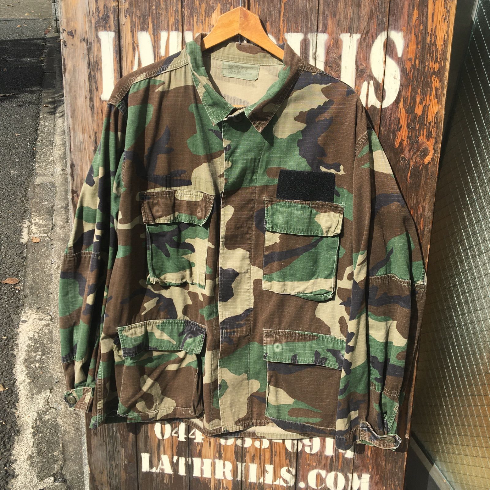 米軍 迷彩 BDU ミリタリージャケット ウッドランドカモ M-S