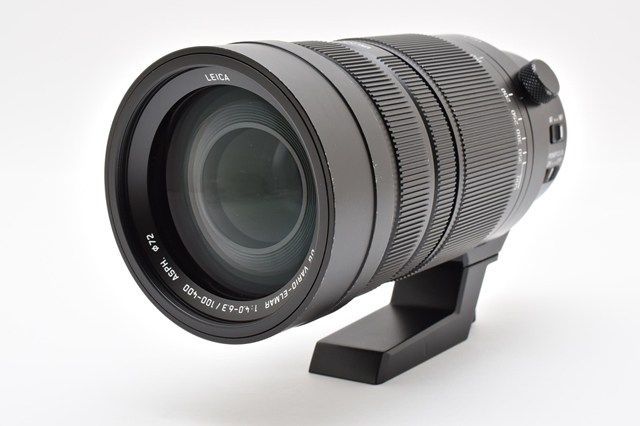 並品 Panasonic LUMIX LEICA DG VARIO-ELMAR 100-400mm F4.0-6.3 ASPH. | POWER O.I.S.｜マイクロフォーサーズ対応超望遠ズーム｜塗装はがれ 擦り傷多め｜動作良好の実用品
