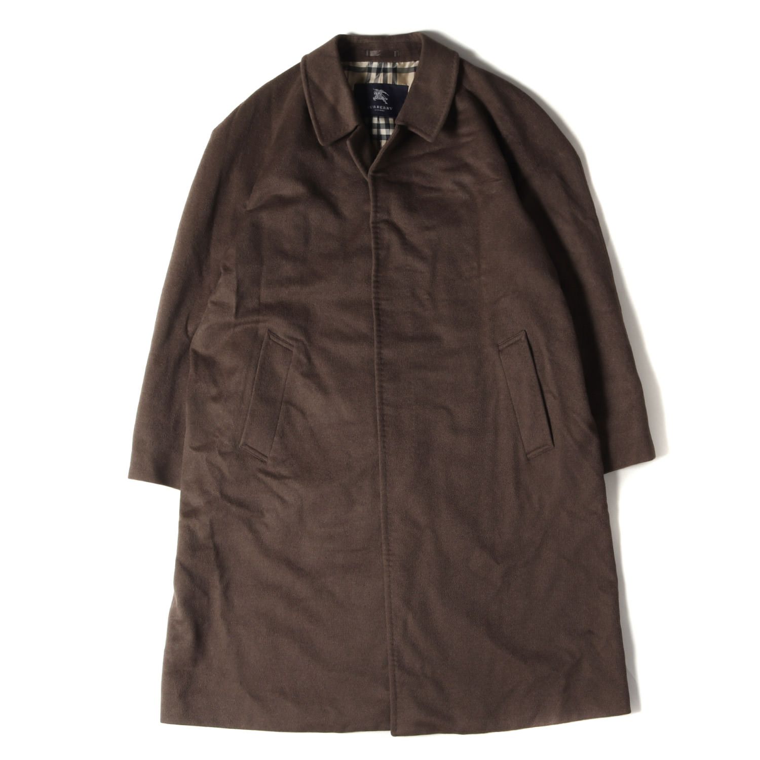 バーバリー ステンカラーコート サイズ表記96-180-7 BURBERRY バーバリー コート サイズ:96-180-7 カシミヤ アンゴラ