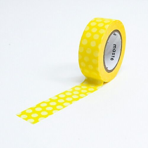 まとめ マークス マスキングテープ 水性ペンで書けるマスキングテープ小巻 ドット イエロー MSTFA12-B ×20セット