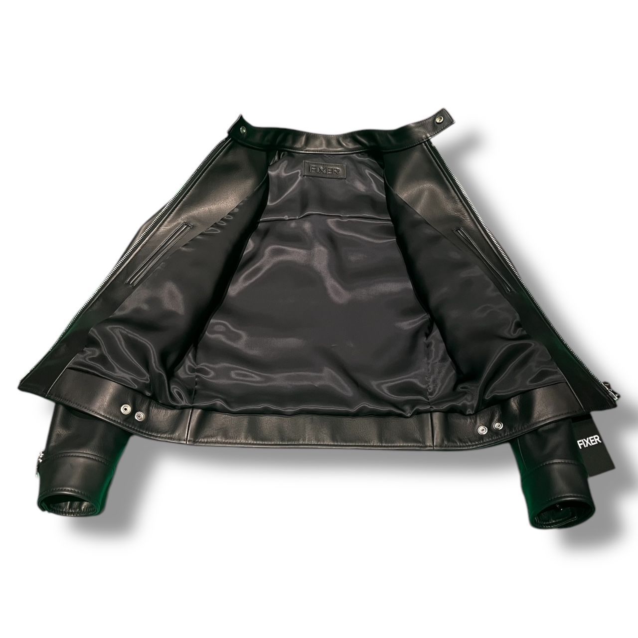 未使用品 FIXER F0 シングルライダース カウレザー レザー
