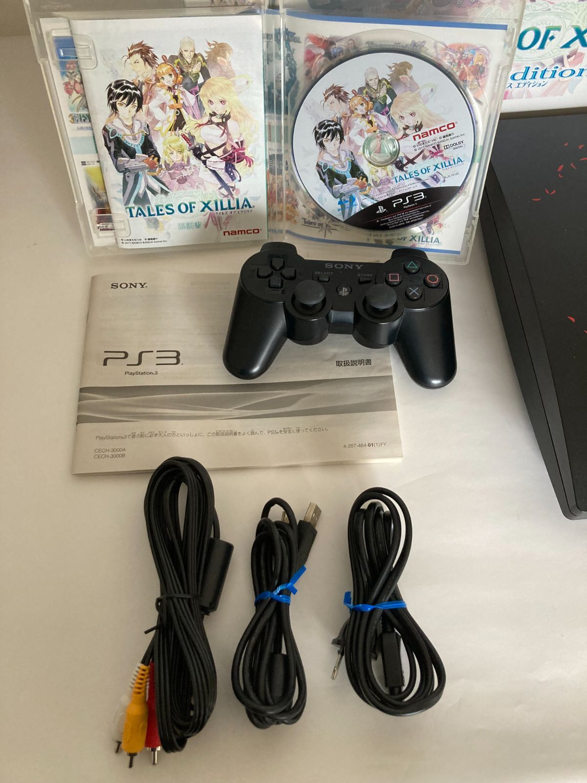 ps3本体 CEJH-10018 CECH-3000A 160GB プレステ3 本体 テイルズ オブ エクシリア