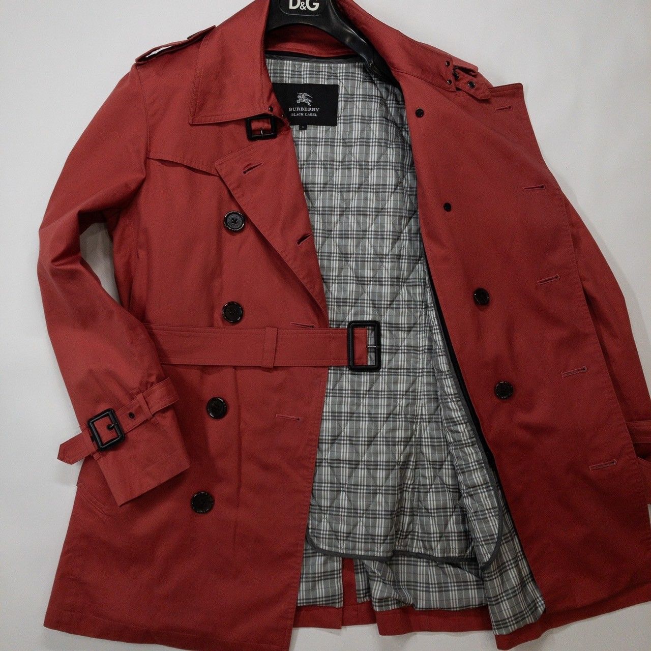 ✨️極美品✨️ BURBERRY BLACK LABELコート ノバチェック M 激レア 美品】バーバリーブラックレーベル ステンカラーコート