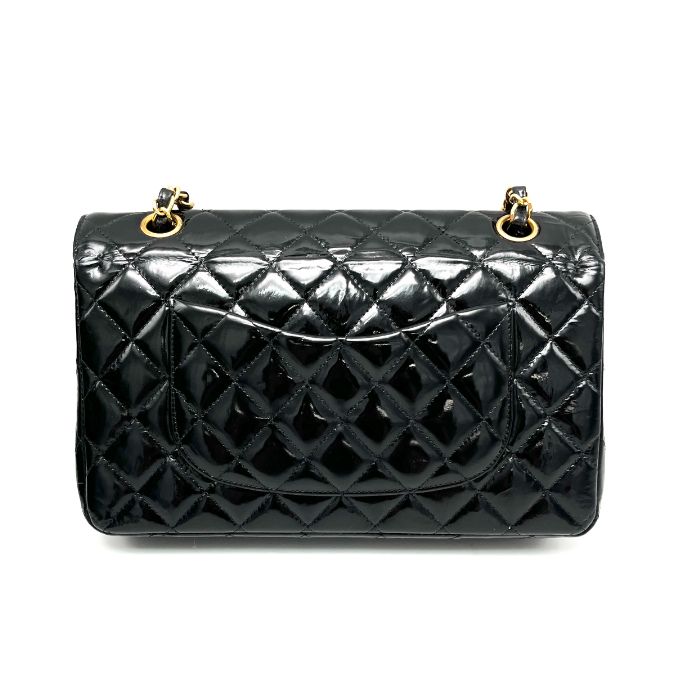 美品✨CHANEL マトラッセ　ビジネスバッグ　パテントレザー　ターンロック CHANEL シャネル マトラッセ ゴールド金具 12番台 パテント