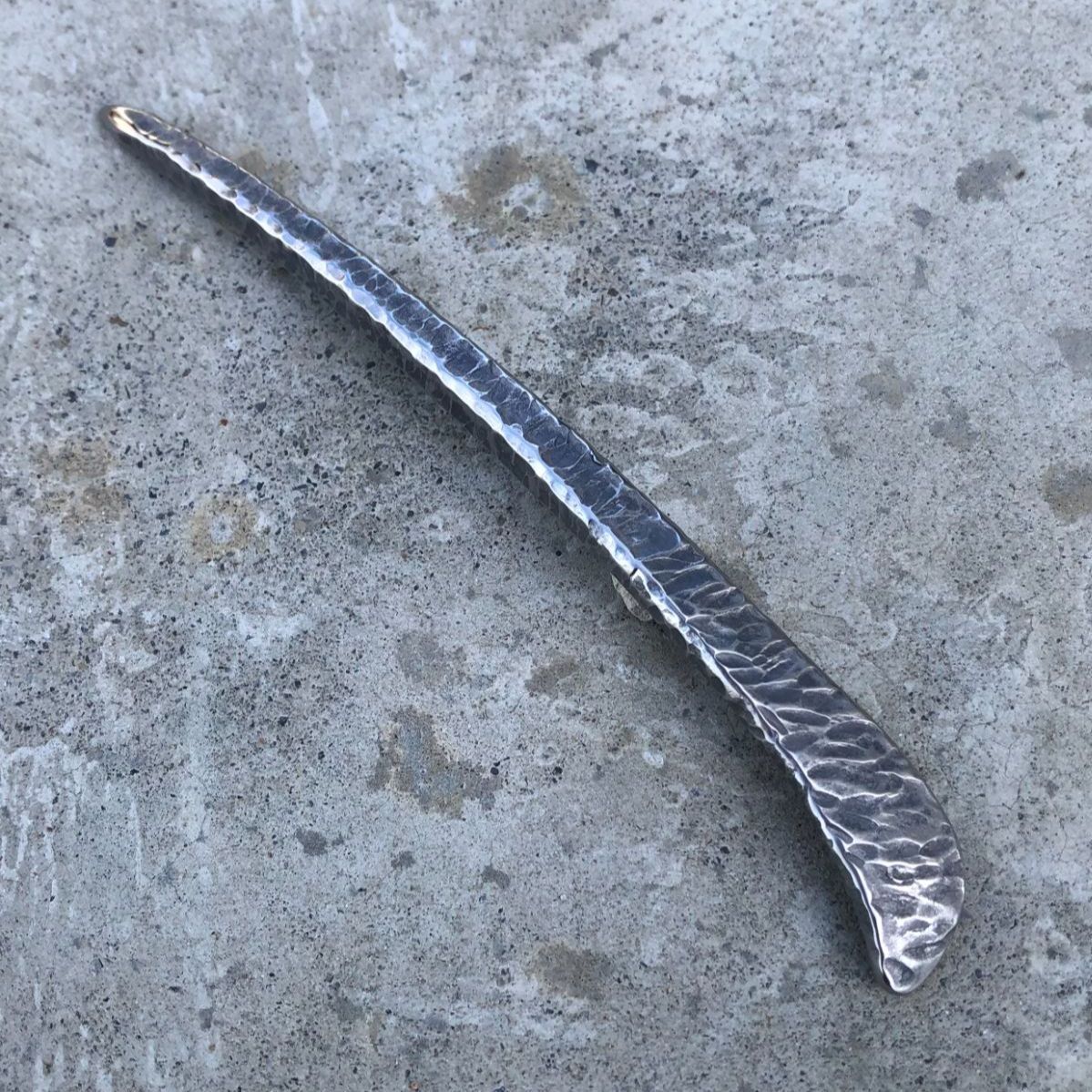 titanium hair sticks rock custom 岩のかんざし 簪 ヘアスティック ショート