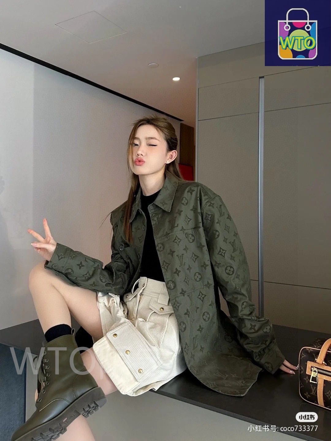 ルイヴィトン★(セールで即発送)通勤にも最適オシャレW-Tote 24AW/足元からお洒落に♪秋っぽい】ルイヴィトン スニーカー 靴
