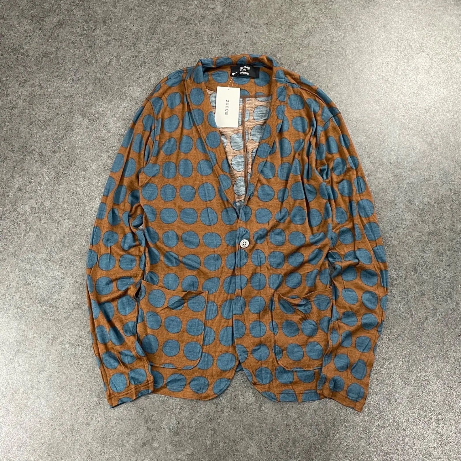 サンプル品 新品 未使用 日本製 CABANE de ZUCCA ズッカ カーディガン 