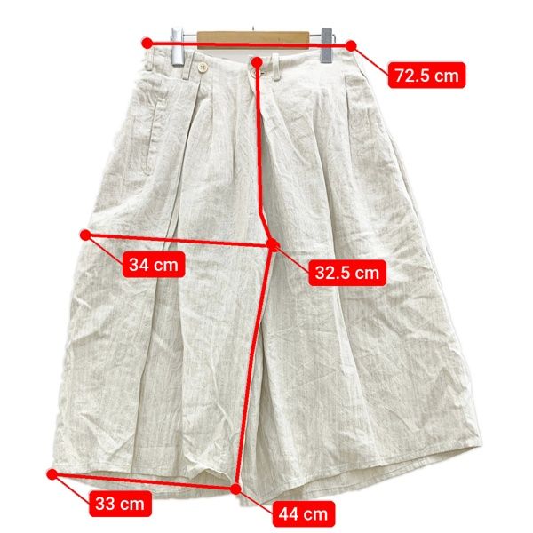 レア　suzuki takayuki スズキタカユキ　ウール　リネン　パンツ suzuki takayuki 【スズキタカユキ】pull-on pants | store a