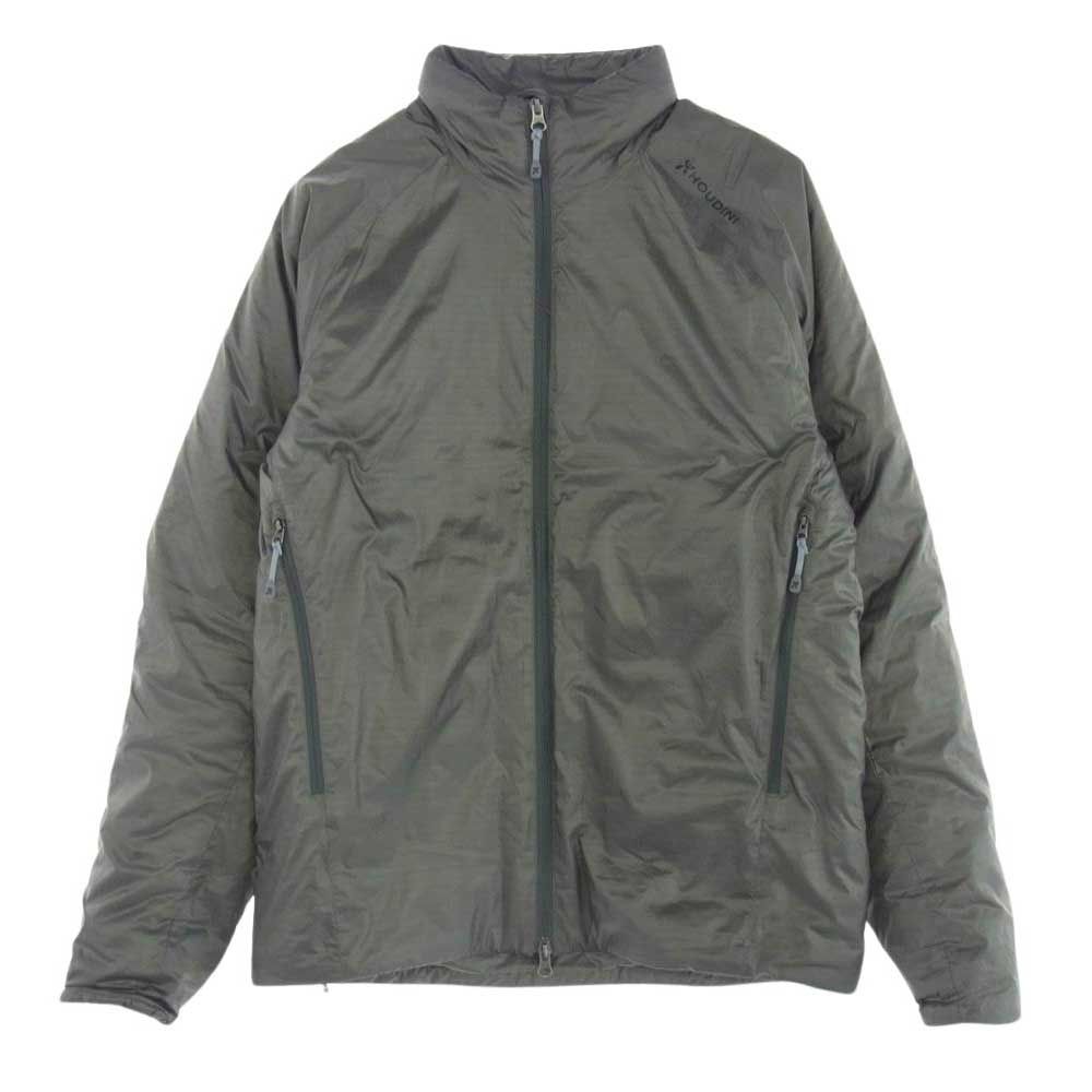 フーディニ Houdini dunfri jacket ダンフリ プリマロフト 中綿 ジャケット グレー系 S【中古】