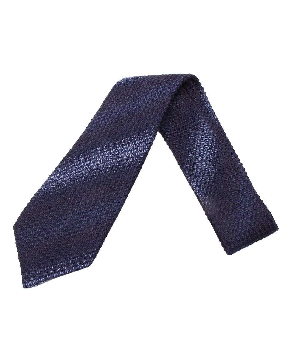 エルメネジルド ゼニア ネクタイ ネイビー/ライトブルー EZB116