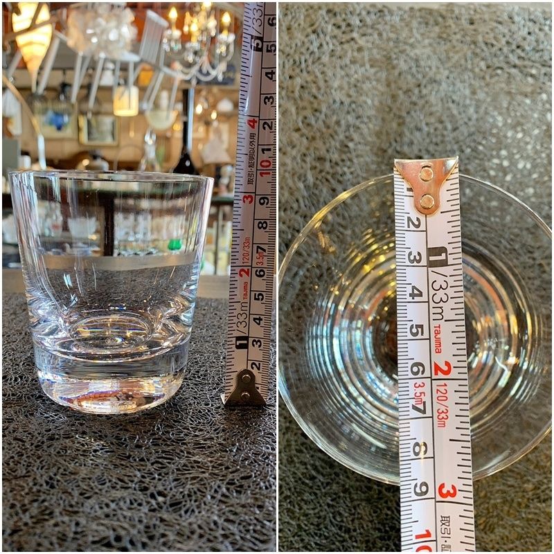 Baccarat アルファ ペア タンブラー クリスタルガラス オールド