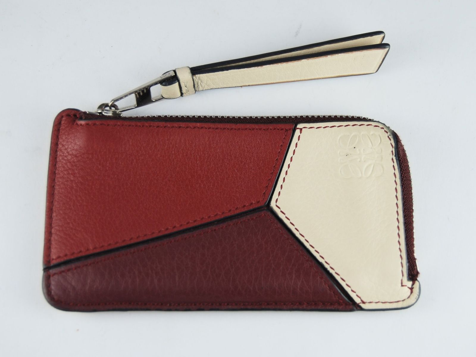 LOEWE パズル アナグラム 二つ折り財布 レザー マルチカラー ☆付属品