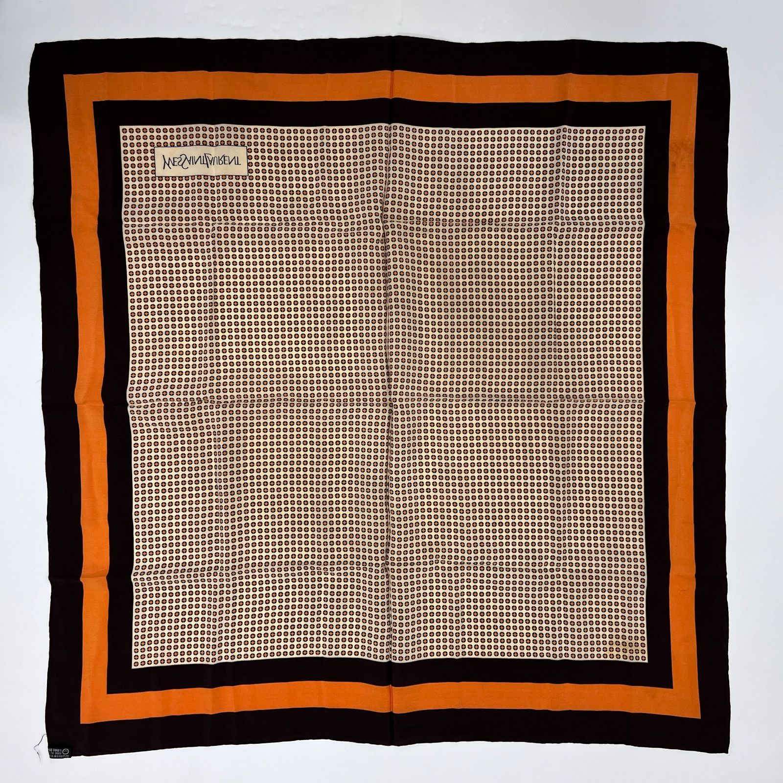 中古】Yves Saint Laurent イヴサンローラン スカーフ シルク