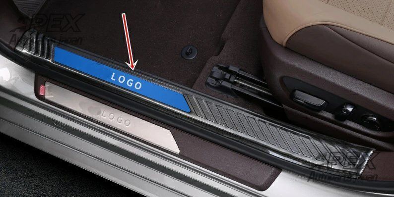 レクサス ES200 ES250 300h スカッフプレート サイドステップガード ステンレス 内側 4p 2色選択