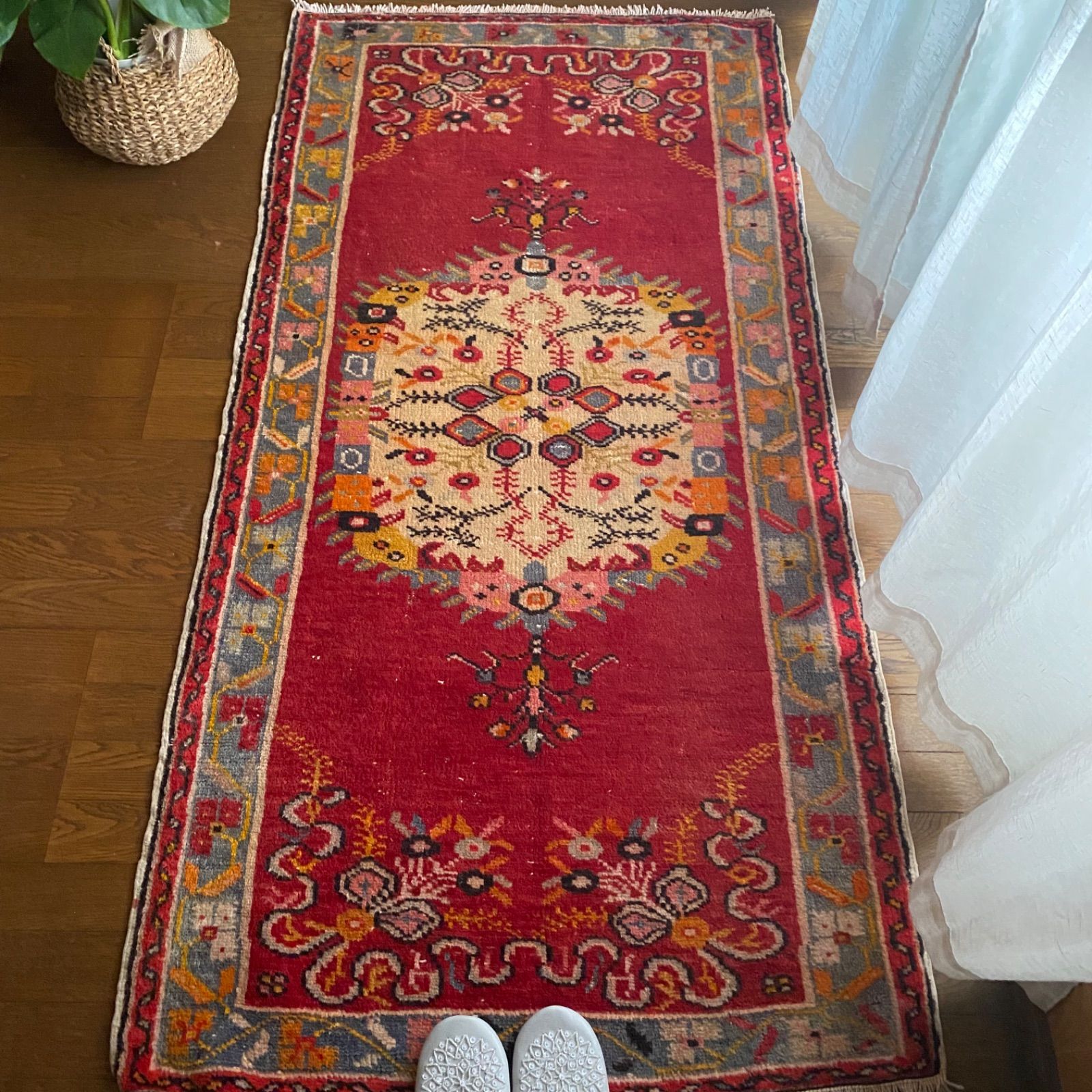 トルコラグヴィンテージキリム ファイン織りキリム 【公式通販】