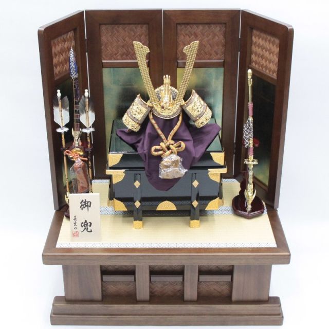 【12,000円相当の配送料負担】五月人形 アウトレット 五月人形 兜 平飾り 18号 19a-ya-1036 : さくらソレイユ