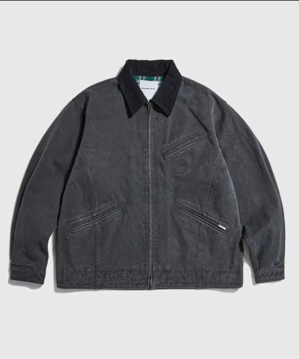 エスピオナージ ウォッシュ ブルゾン ワークジャケット チャコール L
