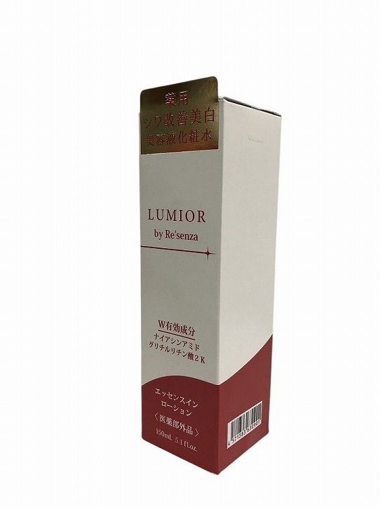 未開封 LUMIOR ルミオール by リセンザ 薬用シワ改善美白 エッセンスインローション 150mL AQK604628相