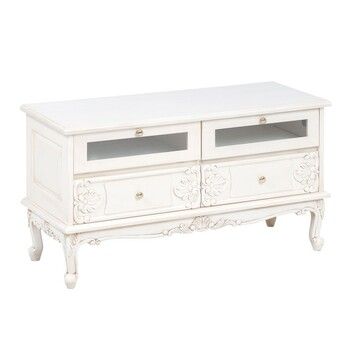 【新品】ホワイトアンティーク　テレビボード エレガント　アウトレット 楽天市場】シャビーシック アンティーク風 猫脚リビングボード