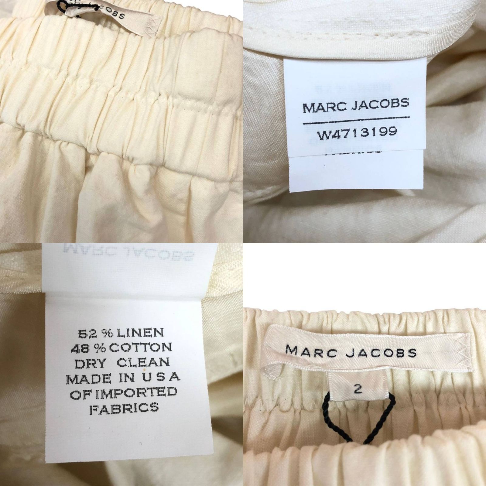 MARC JACOBS マークジェイコブス ゴア―ドスカート 2 サイズ MARC JACOBS マークジェイコブス ゴア―ドスカート 2 サイズ