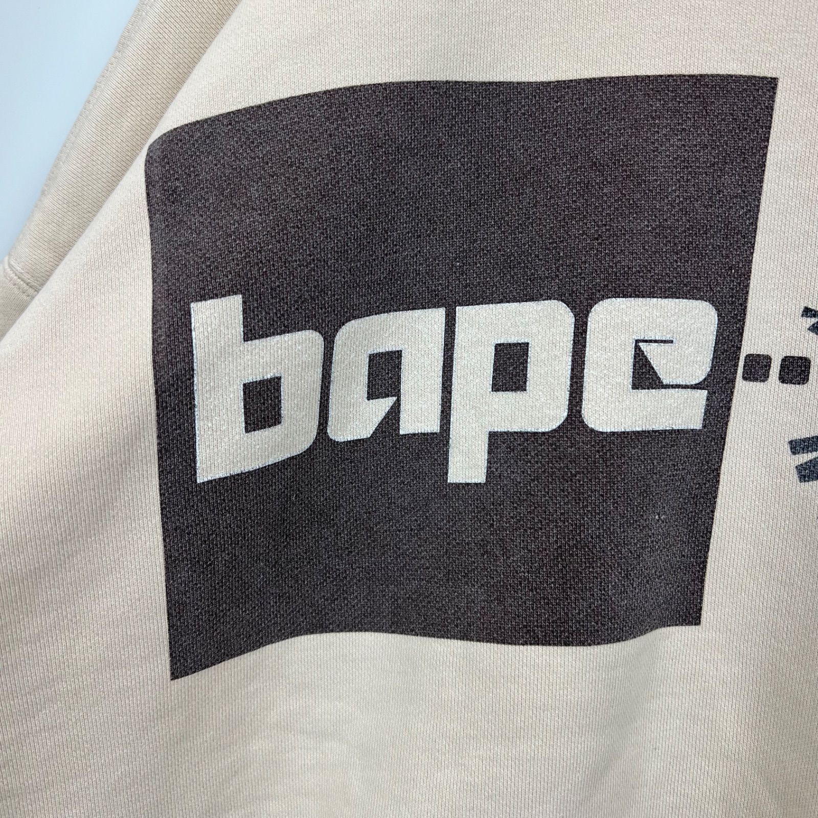 90s vintage special A BATHING APE soldier hoodie separate S 初期 