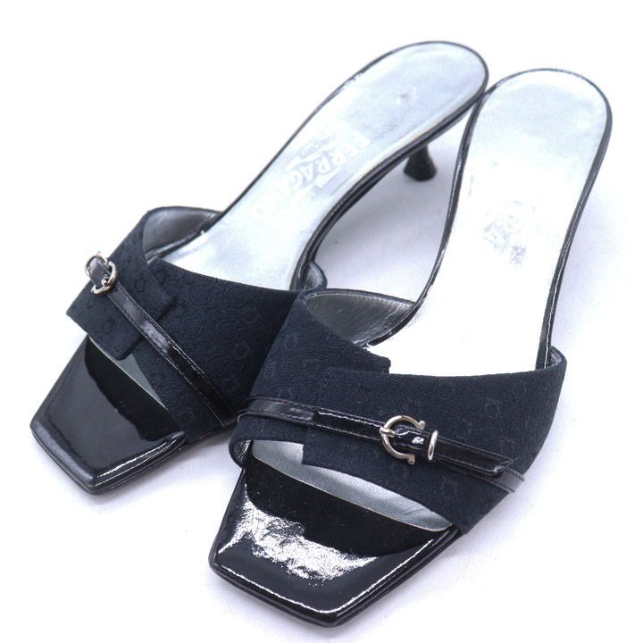 フェラガモ ミュール 希少✨️ フェラガモ ミュール サンダル リボン