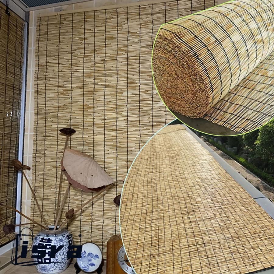 竹すだれ 屋外/屋内装飾用 日除け 竹ロールスクリーン、高級天然すだれ 遮熱 遮光 通気性 目隠し 屋外 室内 ブラインド カーテン 竹すだれ 屋外/ 屋内装飾用 日除け 竹ロールスクリーン、高級天然すだれ 遮熱 遮光 通気性 目隠し 屋外 室内 ブラインド カーテン 竹すだれ ... 炭化天然葦カーテン 半透明葦のカーテン ロールカーテン、 屋内/屋外/パティオ用プライバシーリードブラインド、 屋外の太陽色合い、