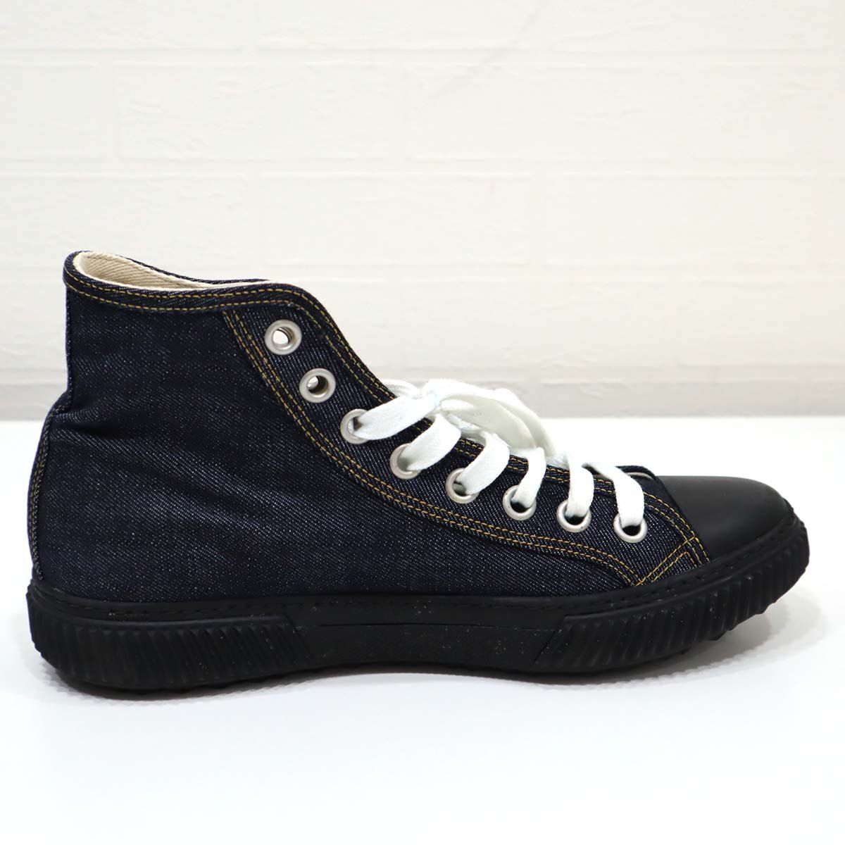 プラダ PRADA スポーツ デニム ハイカット スニーカー 靴 4T 3218 