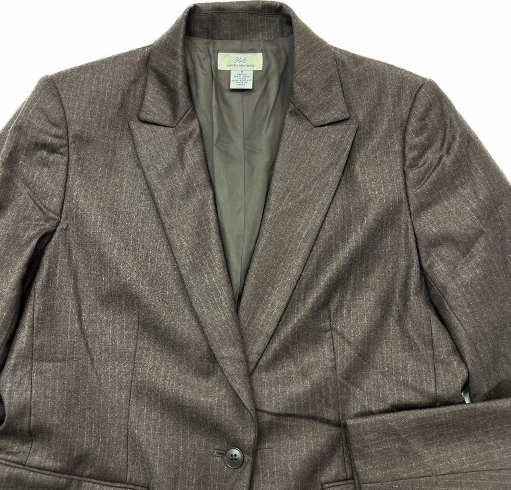 346 ブルックスブラザーズ 中綿 テーラードジャケット 紺 M BROOKS